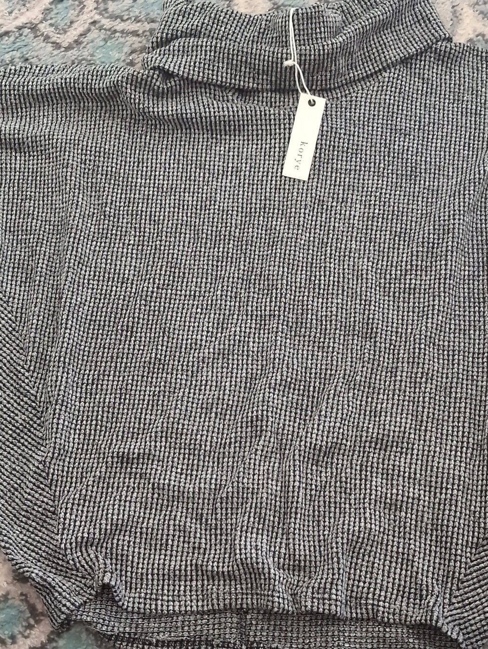 Korye Tunic Sweater Poncho- M
